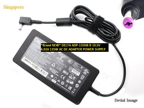 *Brand NEW*AC DC ADAPTER DELTA 135W 19.5V 6.92A ADP-135NB B POWER SUPPLY - Click Image to Close